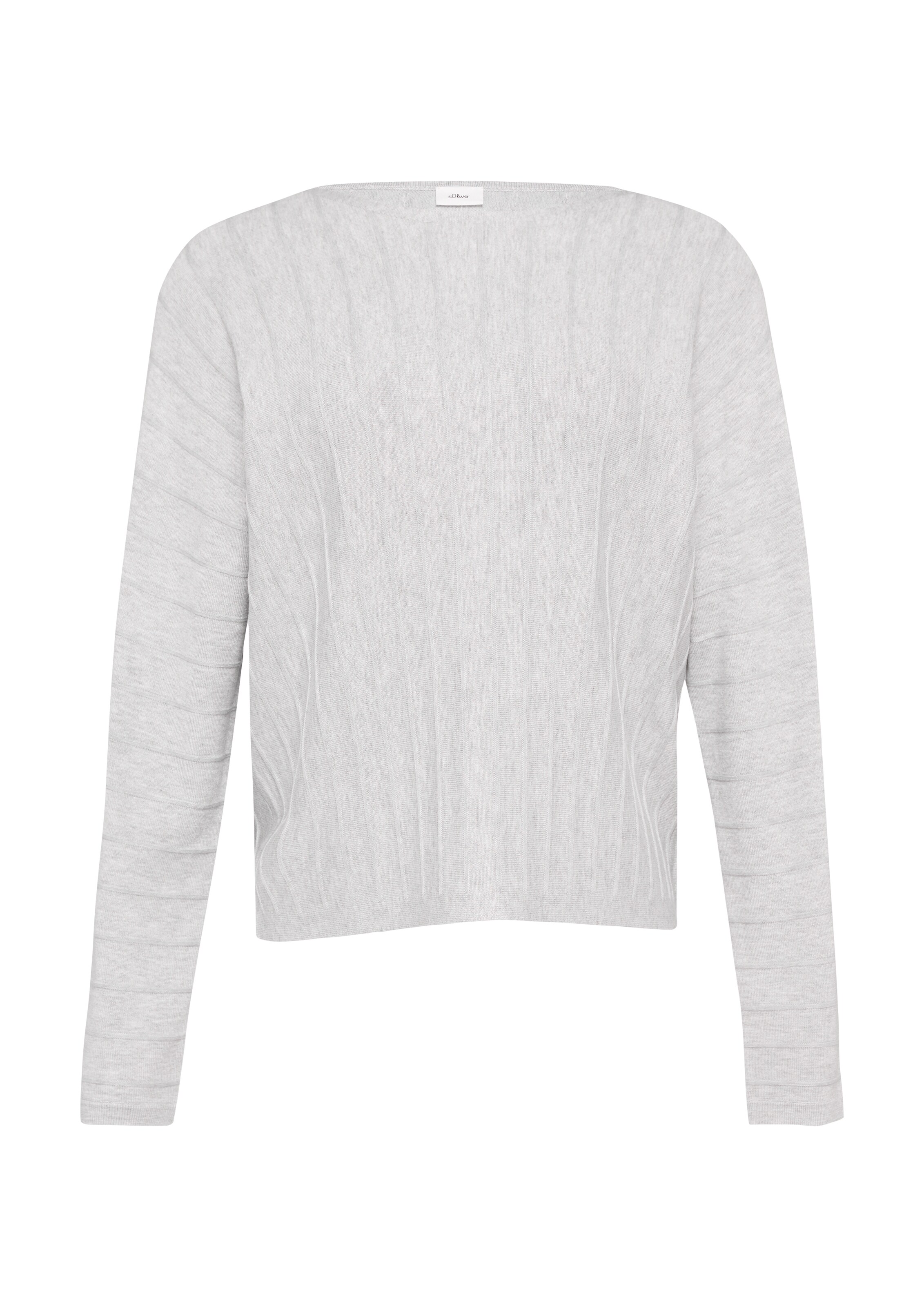 s.Oliver BLACK LABEL Pullover in Grau: Vorderseite