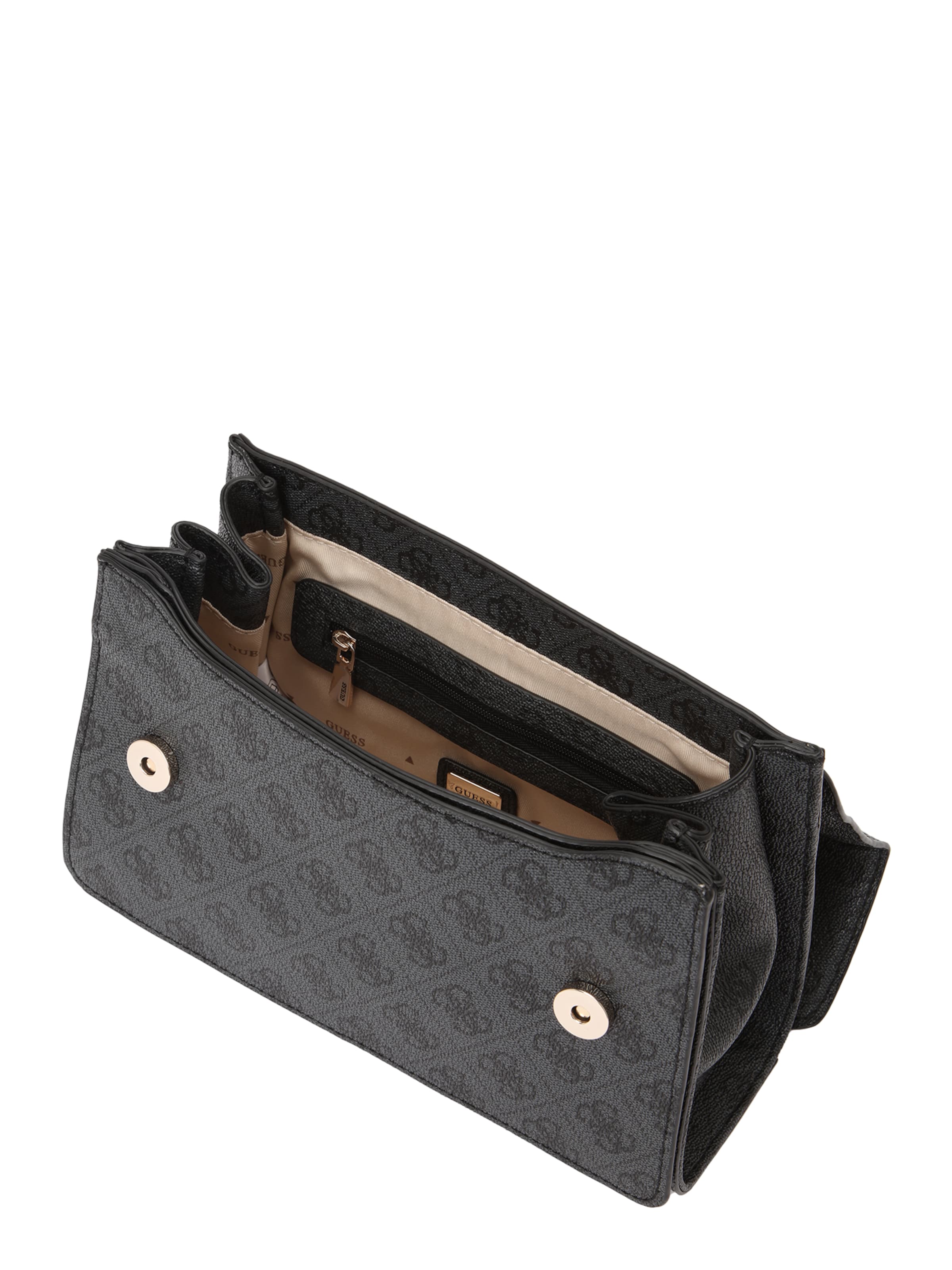 GUESS Torba za čez ramo 'CALISTA CONVERTIBLE XBODY FLAP' | siva barva