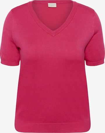 KAFFE CURVE - Jersey 'KClizzy' en rojo: frente