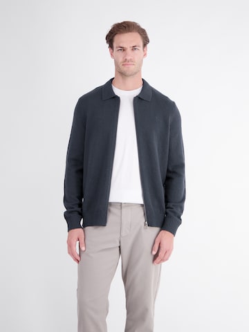 LERROS Gebreid vest in Blauw: voorkant