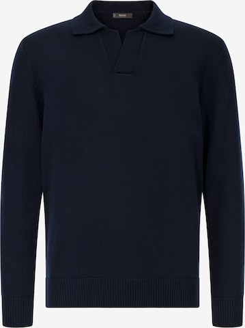 Pull-over Boggi Milano en bleu : devant