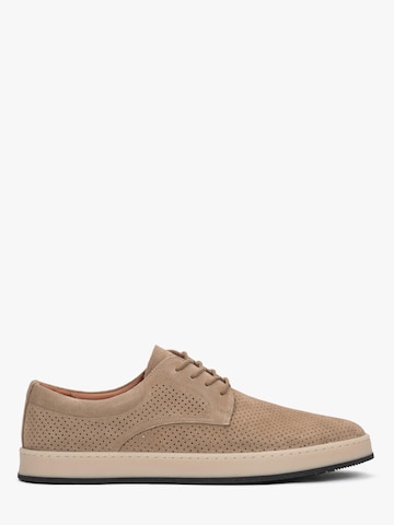 Estro Veterschoen '2603' in Beige: voorkant
