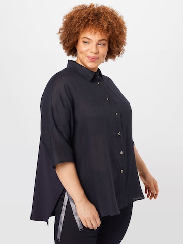 Persona by Marina Rinaldi Blouse 'FULVO' in Blauw: voorkant