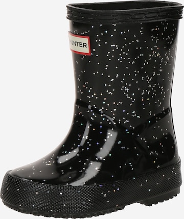 Stivale di gomma di HUNTER in nero: frontale
