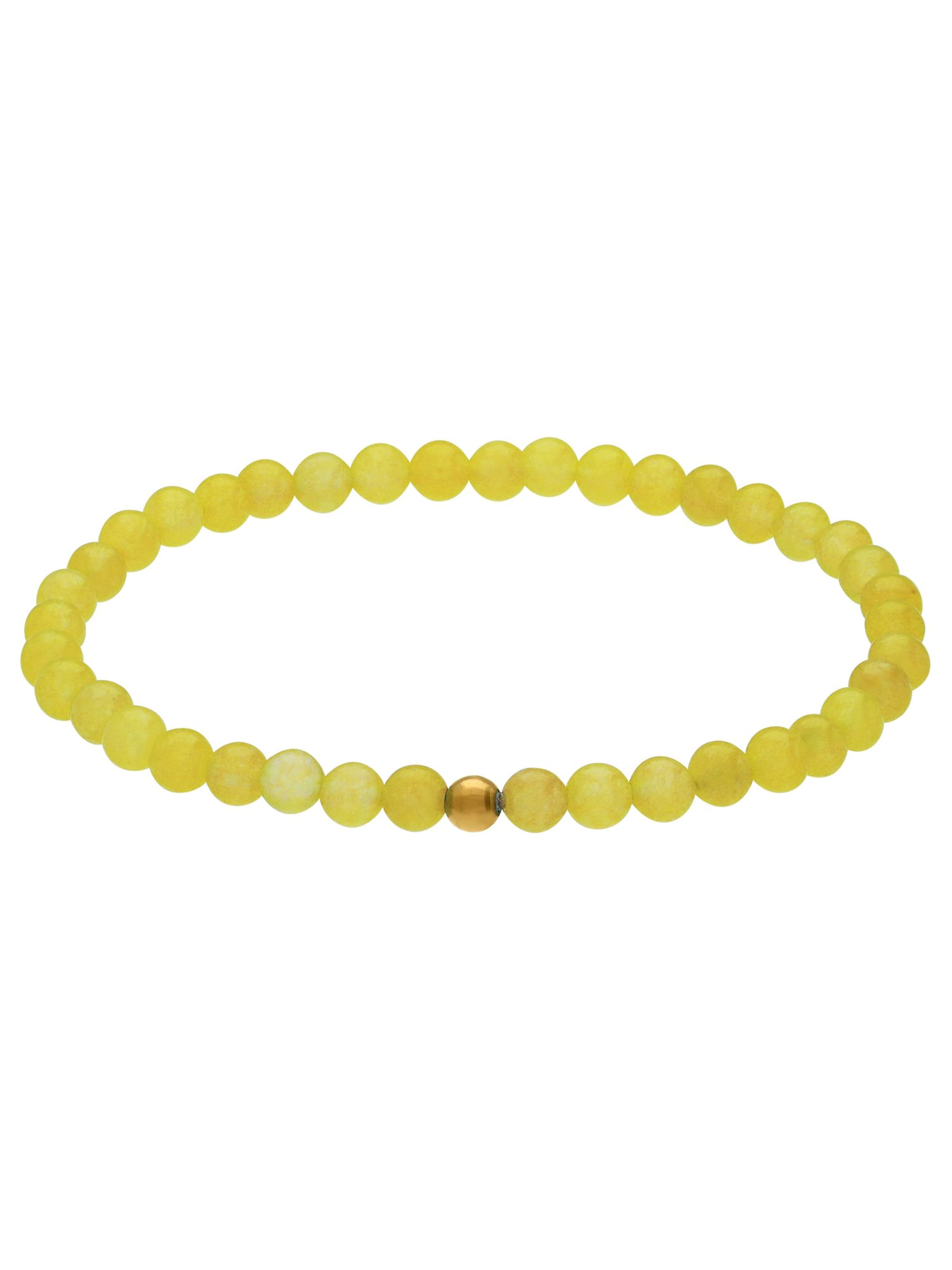 Lucardi Bracelet 'Statement' in Yellow: front