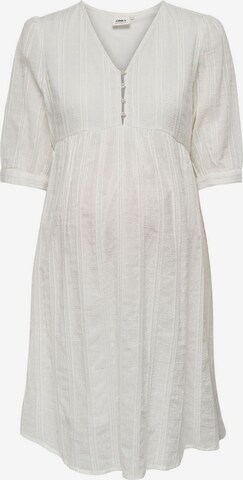 Only Maternity Dress in White: front