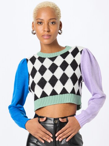NEON & NYLON Sweater 'HARLY' in Mixed colors: front