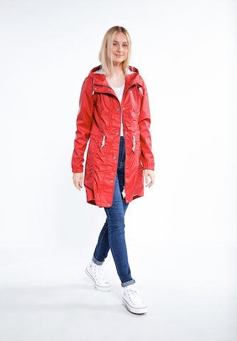 Manteau fonctionnel Schmuddelwedda en rouge