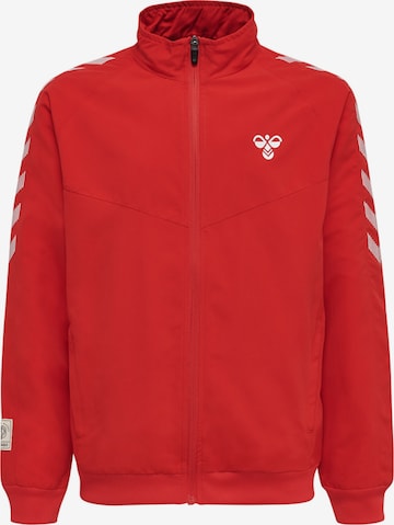 Veste de sport Hummel en rouge : devant