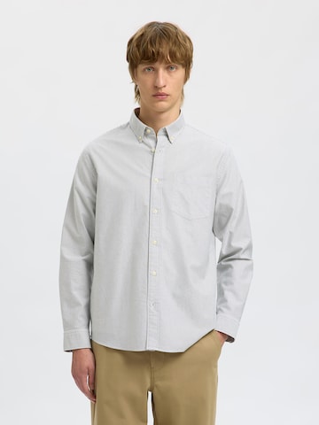 SELECTED Regular fit Overhemd 'SLHRICK' in Groen: voorkant