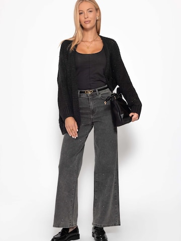 SASSYCLASSY Oversized Cardigan in Black