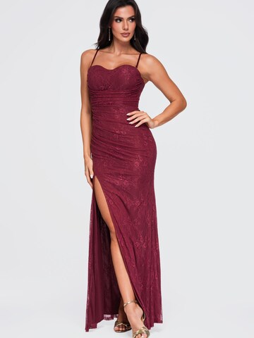 Ombre - Vestido de noche en rojo