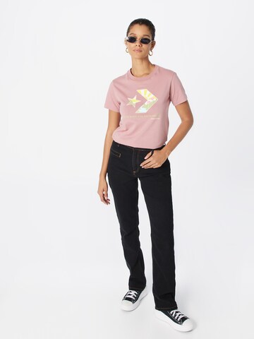 T-shirt CONVERSE en rose