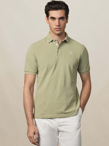 Hackett London Poloshirt 'Heritage' in Grün: Vorderseite