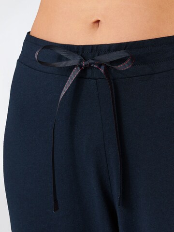 SCHIESSER Regular 3/4 Pyjama in Blau: Vorderseite