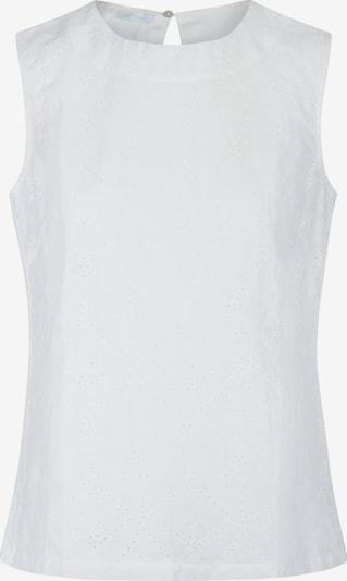 mint & mia Bluse mit Stickerei in gerader Form in weiß, Produktansicht
