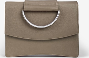 Gretchen Shoulder Bag 'Oyster Clutch Three' in Beige: front