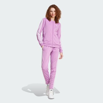 ADIDAS SPORTSWEAR Tracksuit 'Essentials' in Purple: front