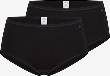 Mey Panty 'Cotton' in Schwarz: Vorderseite