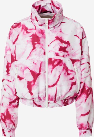 Calvin Klein Jeans Prijelazna jakna 'AOP PACKABLE HOOD WINDBREAKER' u roza / crvena / bijela, Pregled proizvoda