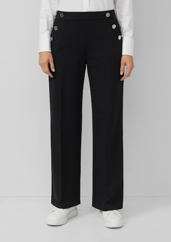Regular Pantalon s.Oliver en noir : devant