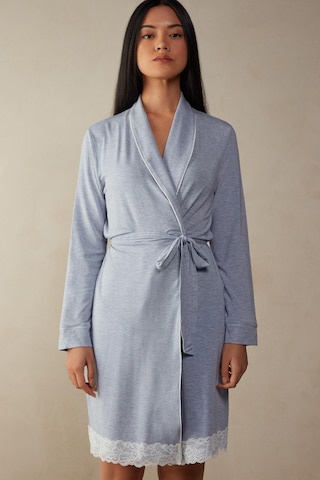 INTIMISSIMI Dressing Gown in Blue: front