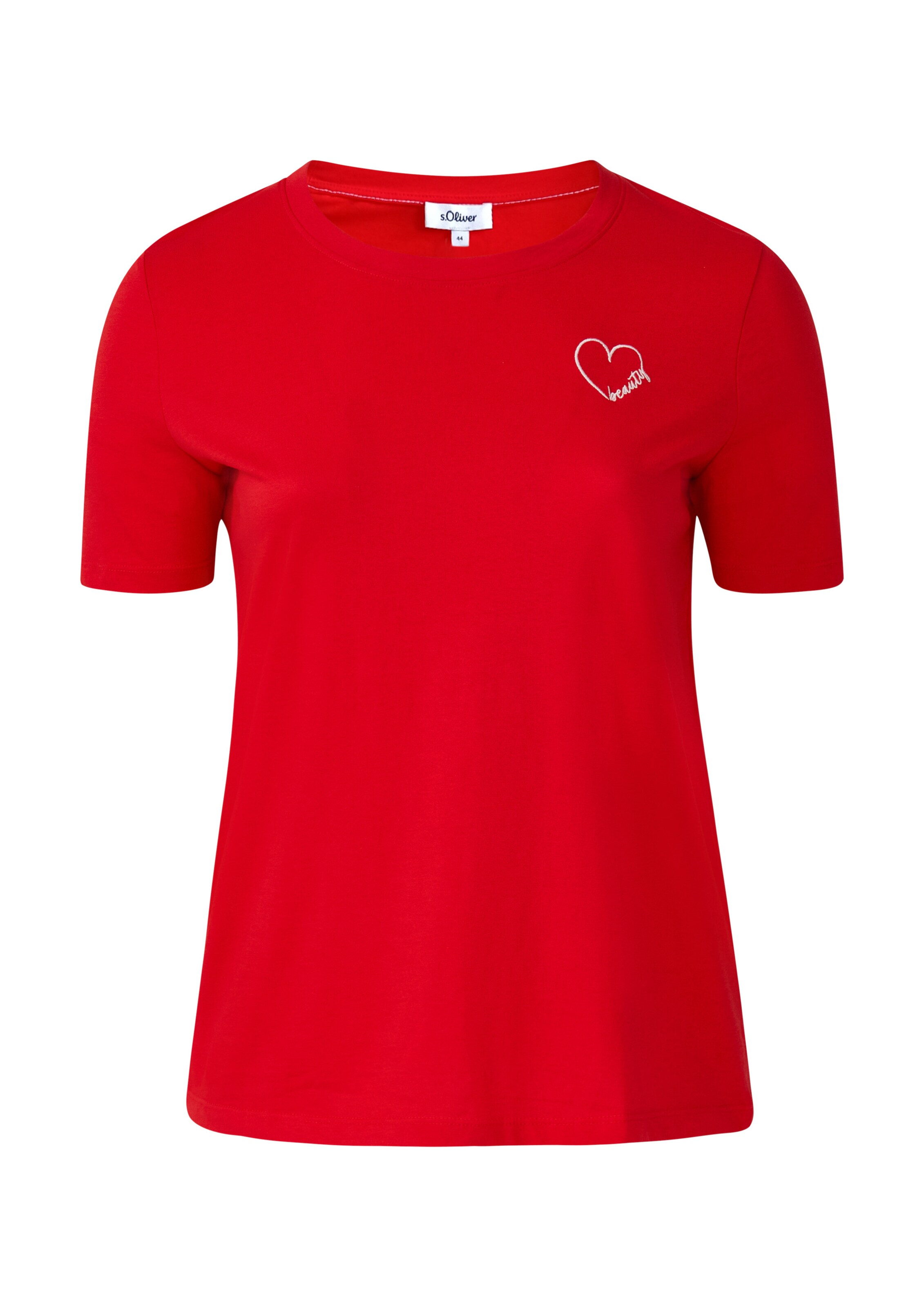 s.Oliver Red Label Plus Shirt in Rood: voorkant