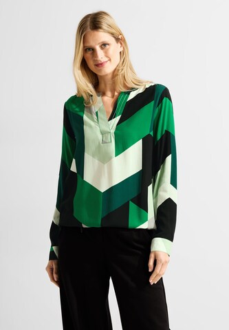 CECIL - Blusa en verde: frente