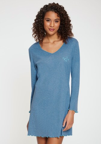 Chemise de nuit s.Oliver en bleu : devant