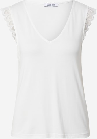 ABOUT YOU - Top 'Vivian' en blanco: frente