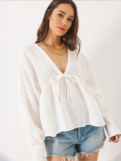 Bianco Lucci Blouse in L in de kleur Wit, Productweergave