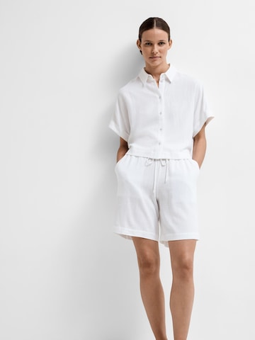 SELECTED FEMME جينز واسع سراويل 'Viva' بلون أبيض