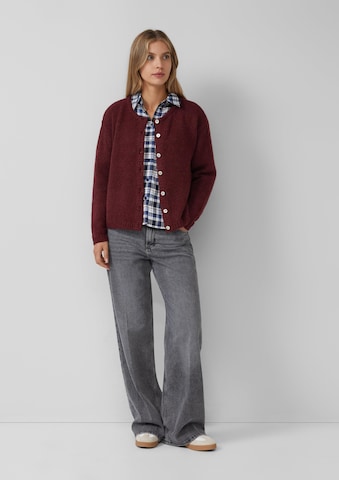 s.Oliver Knit cardigan in Red