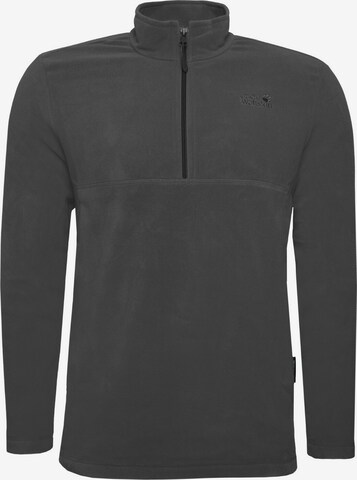 JACK WOLFSKIN Sportsweatshirt  'Gecko' in Grau: front
