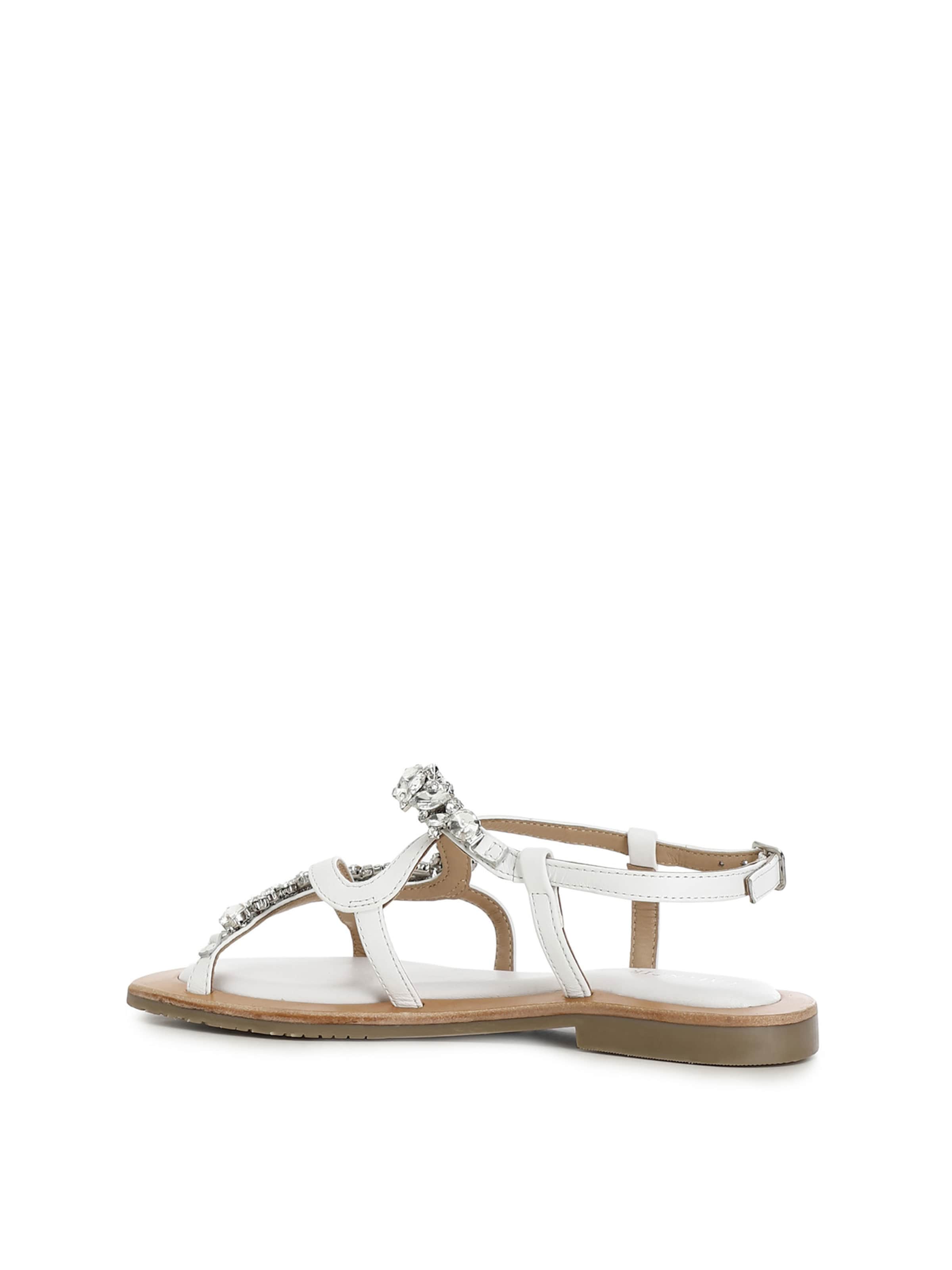 CAFè NOIR Sandaal in Wit