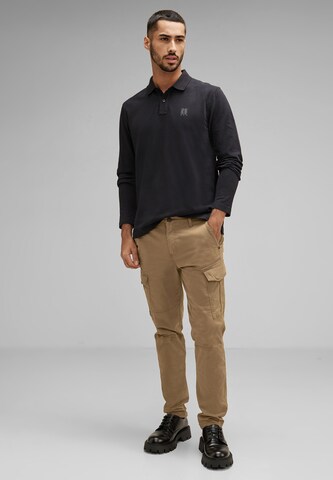 Street One MEN Regular Cargo Pants in Brown