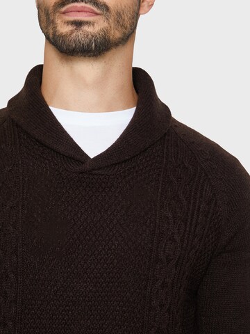 Pull-over 'Trojan' Threadbare en marron