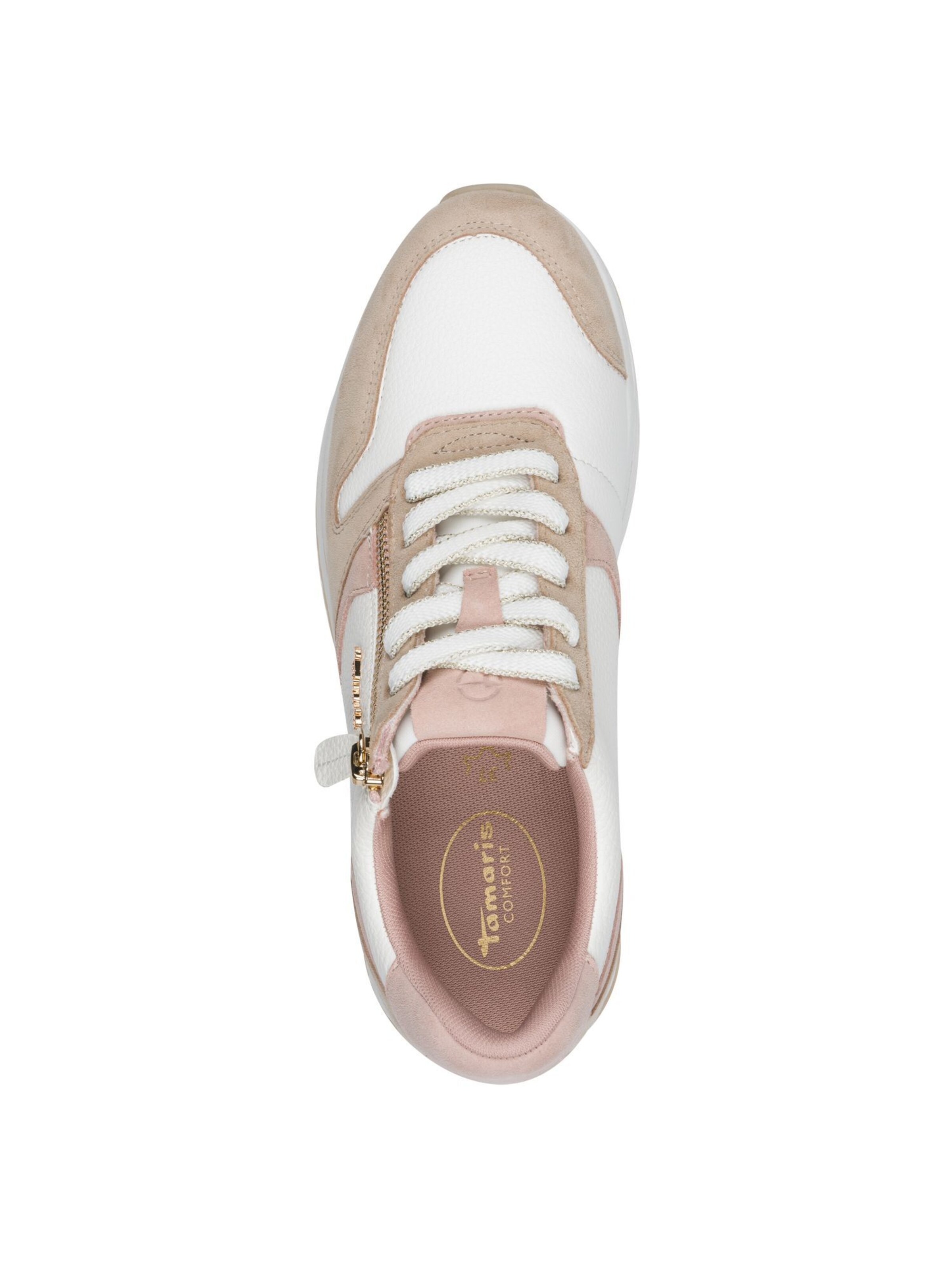 Tamaris Sneakers laag in Beige