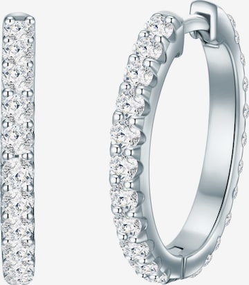 Trilani - Pendientes en plata: frente