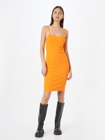 Calvin Klein Jeans Zomerjurk in Oranje: voorkant