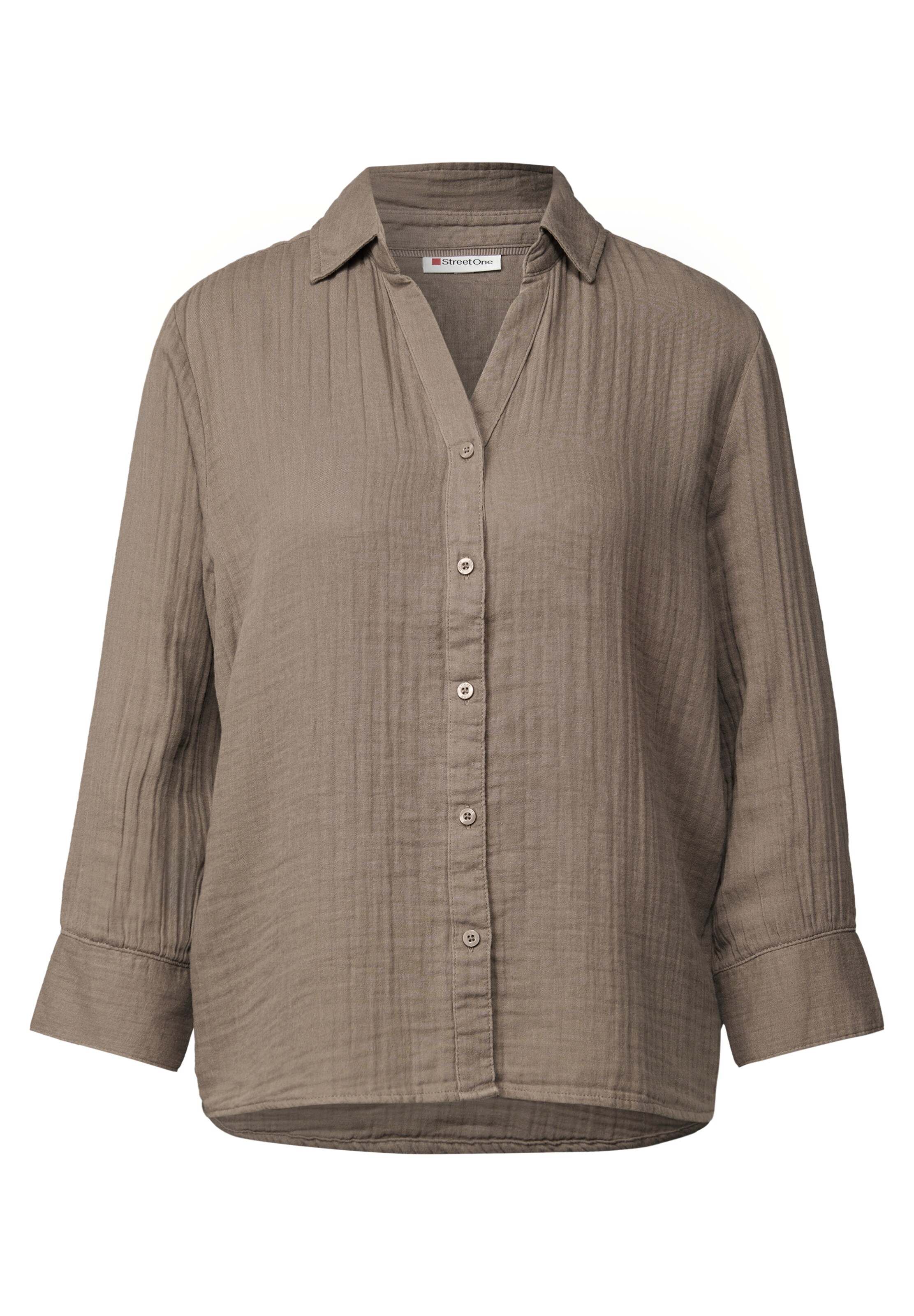 STREET ONE Blouse in Brown: front