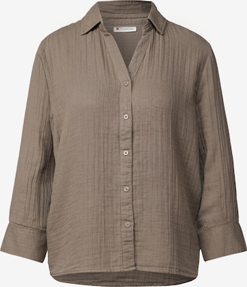 STREET ONE Blouse in Brown: front
