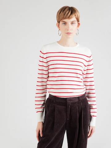 SISTERS POINT - Pullover 'MALDI' em bege: frente