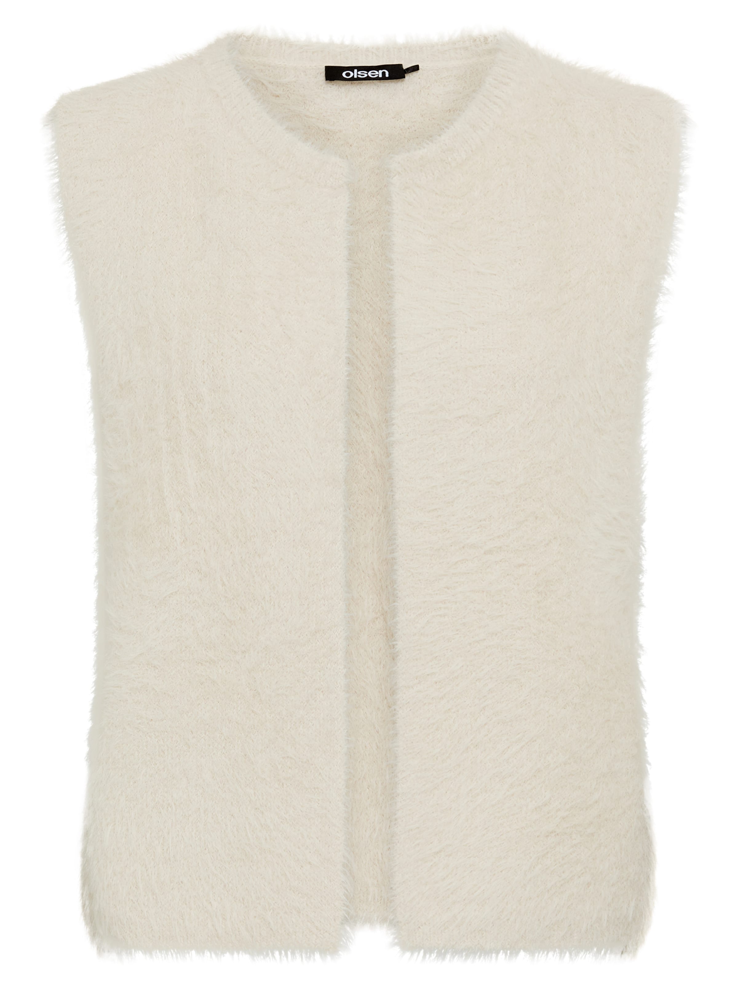 Olsen Vest 'Henny' in Beige: front