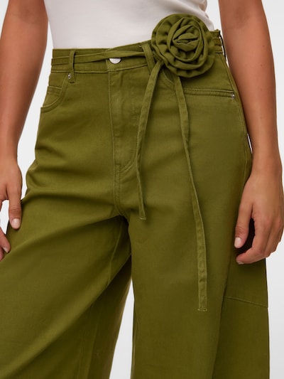 VERO MODA Jeans 'VMKaitlin' in 30/32 in oliv, Produktansicht