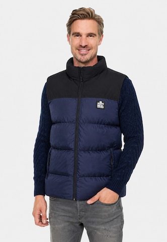 Gilet Rusty Neal en bleu : devant