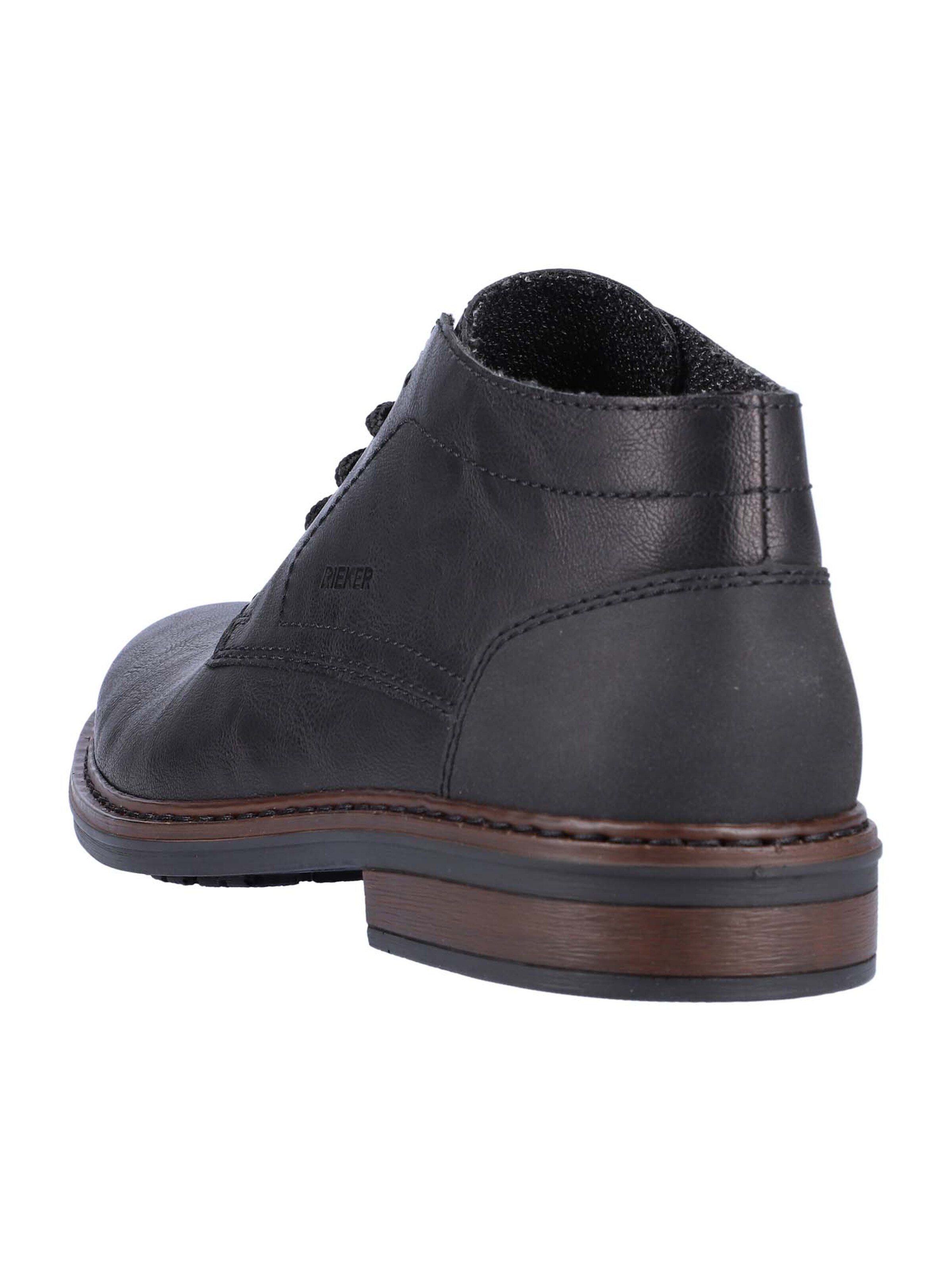 Rieker Fűzős csizma - fekete