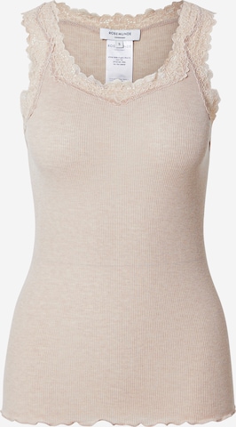 rosemunde - Top en marrón: frente