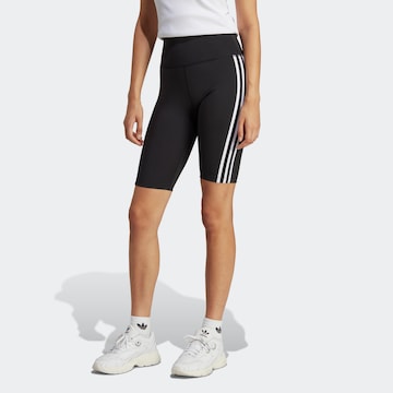 Skinny Leggings 'Adicolor Classics' ADIDAS ORIGINALS en noir : devant