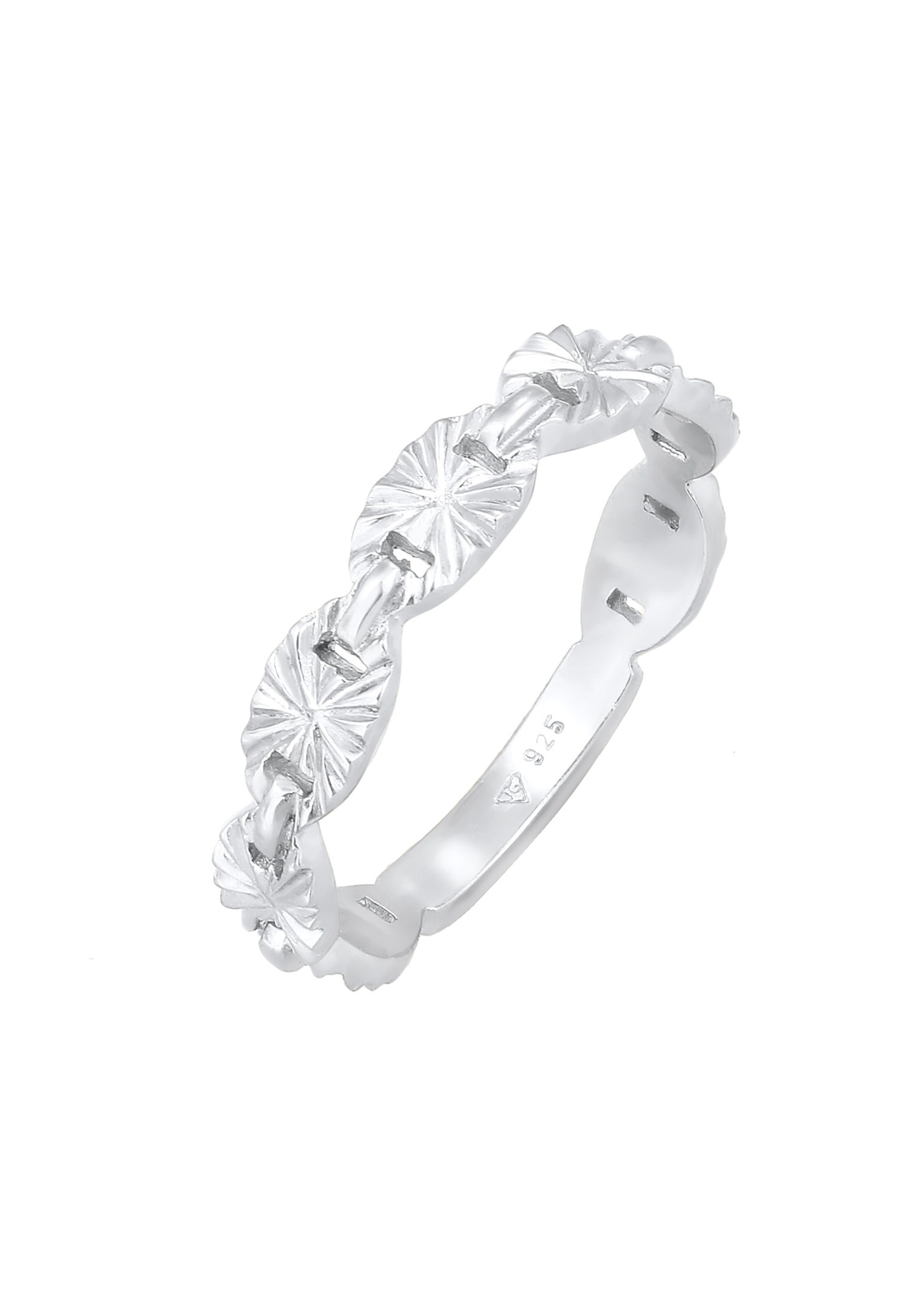 ELLI Ring in Silver: front